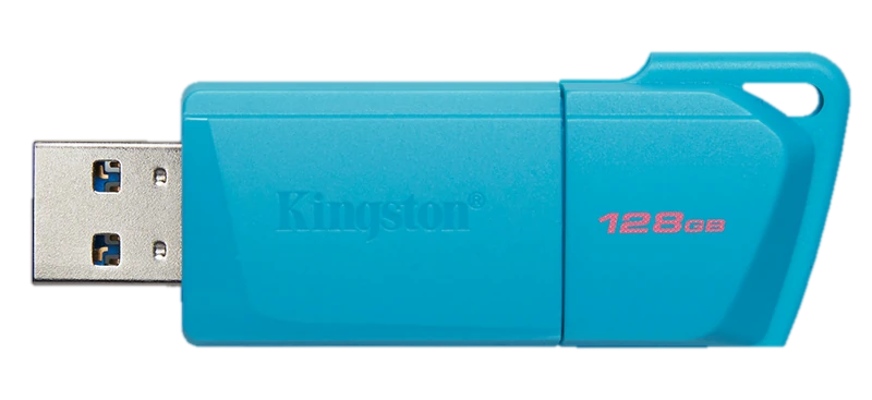 Memoria Flash Usb Kingston Datatraveler Exodia M, 128gb, Interfaz: Usb 3.2 Gen 1, Azul