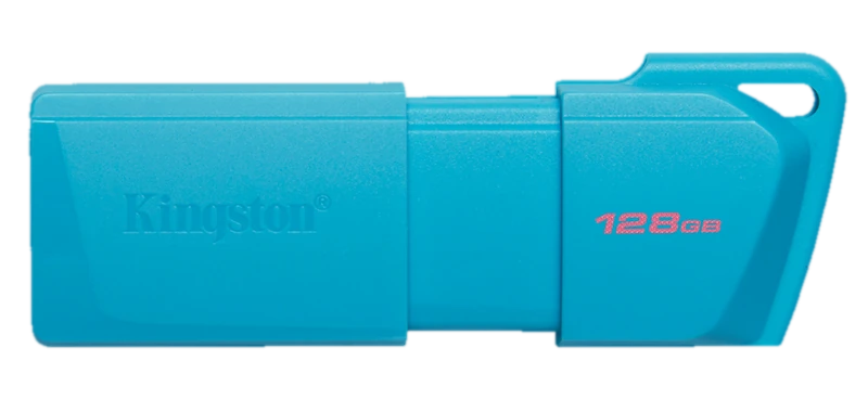 Memoria Flash Usb Kingston Datatraveler Exodia M, 128gb, Interfaz: Usb 3.2 Gen 1, Azul — vista 2