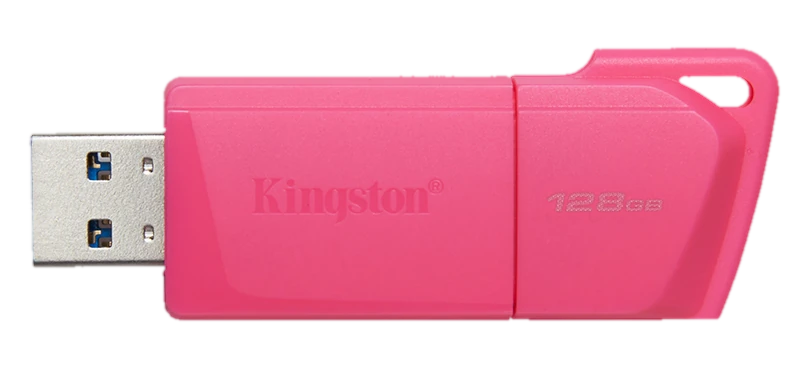 Memoria Flash Usb Kingston Datatraveler Exodia M, 128gb, Interfaz: Usb 3.2 Gen 1, Rosado