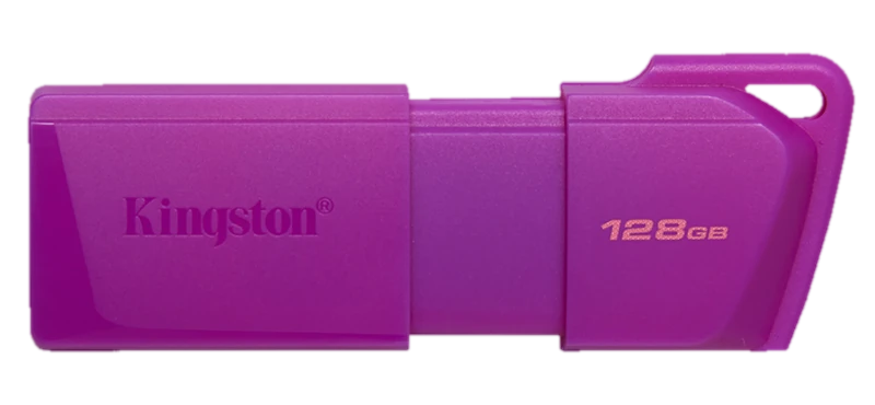 Memoria Flash Usb Kingston Datatraveler Exodia M, 128gb, Interfaz: Usb 3.2 Gen 1, Morado — vista 2
