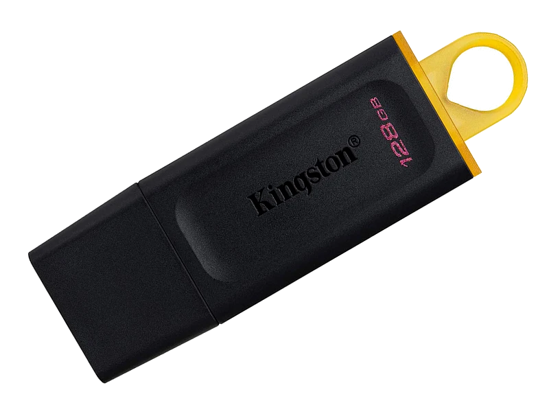 Memoria Flash Usb Kingston Datatraveler Exodia 128gb, Usb 3.2 Gen 1, Color Amarillo.