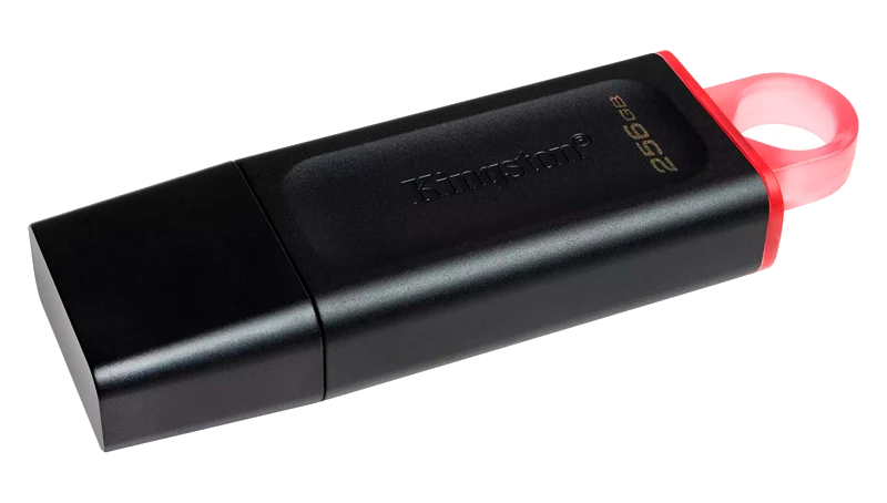 Memoria Flash Usb Kingston Datatraveler Exodia 256gb, Usb 3.2 Gen 1, Color Rojo.