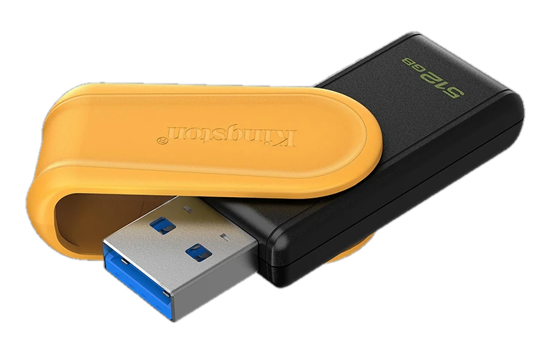 Memoria Flash Usb Kingston Datatraveler Exodia S, 512gb, Interfaz: Usb 3.2 Gen 1, Amarillo