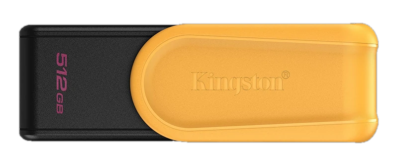 Memoria Flash Usb Kingston Datatraveler Exodia S, 512gb, Interfaz: Usb 3.2 Gen 1, Amarillo — vista 2