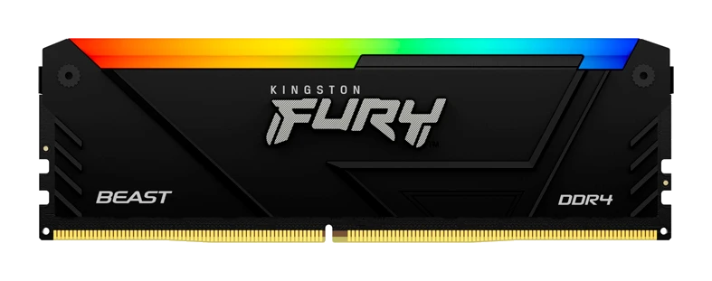Memoria Kingston Fury Beast 32gb Ddr4-3200mt/s Pc4-25600, Cl16, 1.35v, 288-pin, Rgb, Dimm