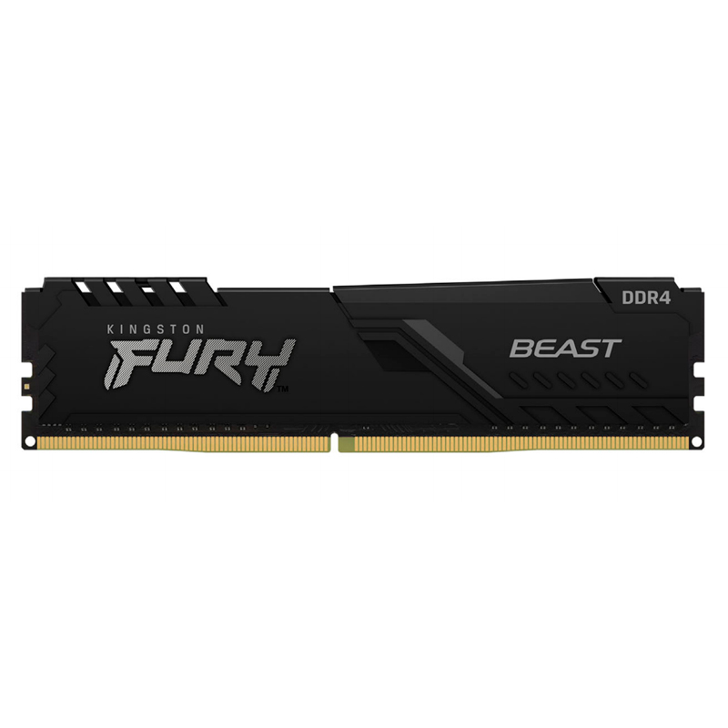 Memoria Kingston Fury Beast, 8gb, Ddr4 3600 Mt/s, Pc4-28800, Cl17, 1.35v.