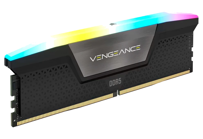 Memoria Corsair Vengeance Rgb Ddr5, 16gb Ddr5-5600mhz, Pc5-44800, Cl40, 1.25v