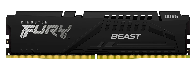 Memoria Kingston Fury Beast 16gb Ddr5-5600mt/s, Pc5-44800, Cl40, 1.25v, 288-pin, Dimm