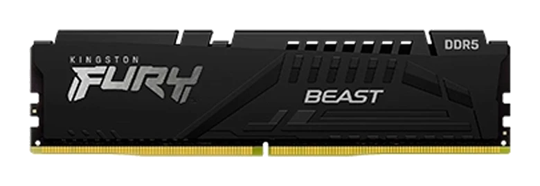 Memoria Kingston Fury Beast 8gb Ddr5-5600mt/s, Pc5-44800, Cl40, 1.25v, 288-pin, Non-ecc