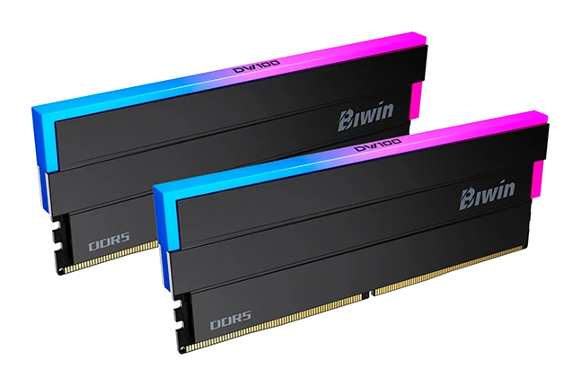 Memoria Ram Biwin Opal Dw100 Rgb 32gb (2x16gb) Ddr5-6000mhz, Cl28, 1.4v, Color Negro