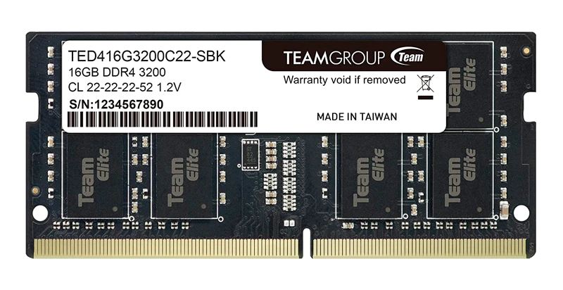 Memoria So-dimm Teamgroup Elite, 16gb Ddr4-3200mhz (pc4-25600) 1.2v, Cl22