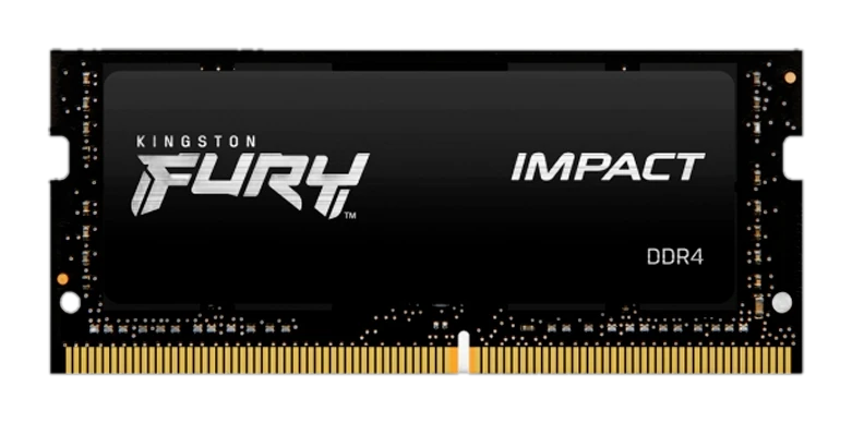 Memoria Sodimm Kingston Fury Impact, 8gb, Ddr4, 3200mt/s, Pc4-25600, Cl20, 1.2v.