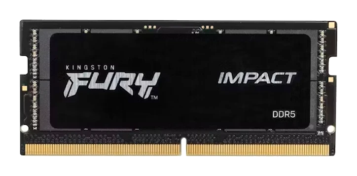 Memoria So-dimm Kingston Fury Impact 16gb Ddr5-4800mt/s, Pc5-38400, Cl38, 1.1v, 262-pin