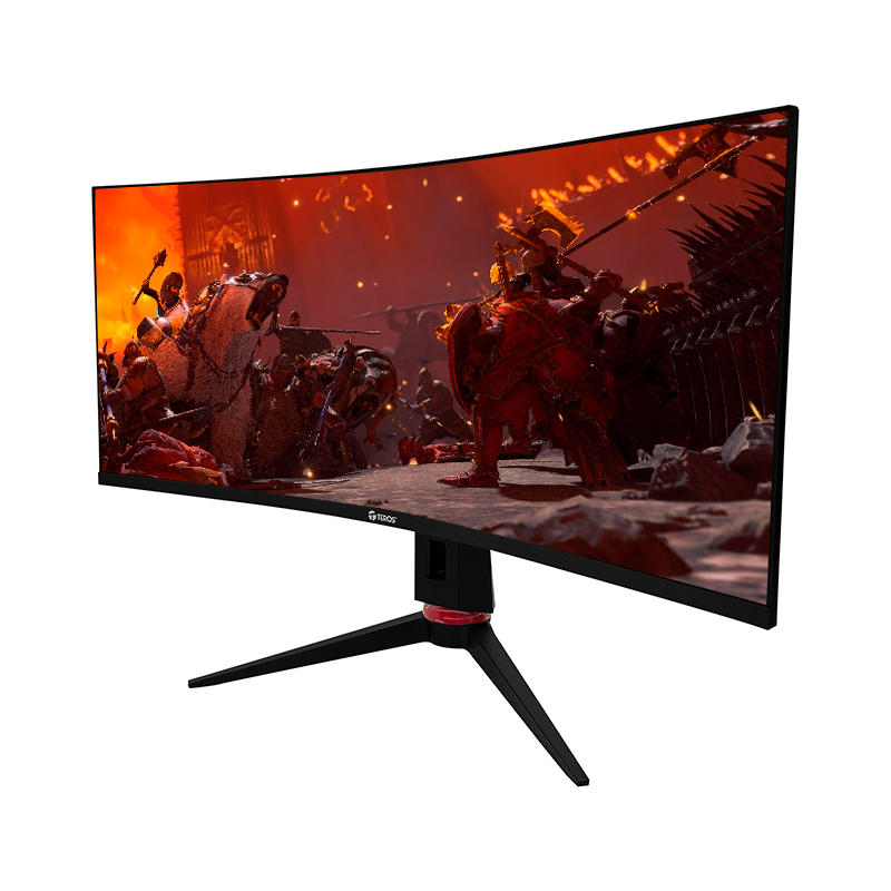 Monitor Curvo Gaming Teros Te-3412g, 34" Uwqhd Va, 180hz, 1ms, Hdmi, Dp, Audio Out — vista 2