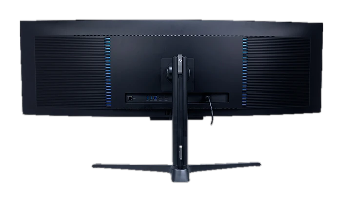 Monitor curvo gaming TEROS TE-4920G, 49" UWQHD QD-OLED, 144Hz, 0.03ms, HDMI, DP, Audio out
