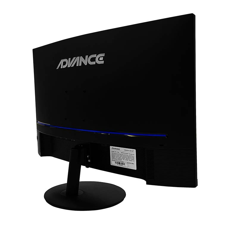 Monitor curvo ADVANCE ADV-2751S, 27" FHD VA, 100Hz, 1ms, HDMI, DP, Audio out, Parlantes