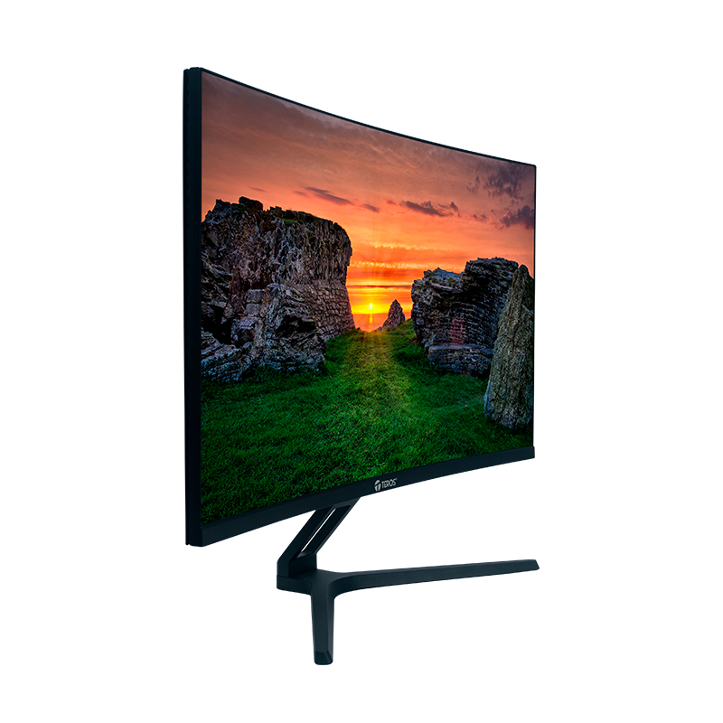 Monitor Curvo Teros Te-2734s, 27" Fhd Va, 144hz, 1ms, Hdmi, Dp, Audio Out — vista 2