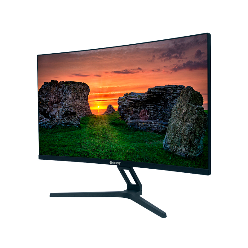 Monitor curvo Teros TE-2734S, 27" FHD VA, 144HZ, 1MS, HDMI, DP, Audio out