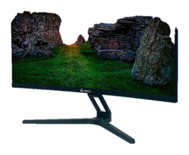 Monitor curvo Teros TE-2734S, 27" FHD VA, 144HZ, 1MS, HDMI, DP, Audio out