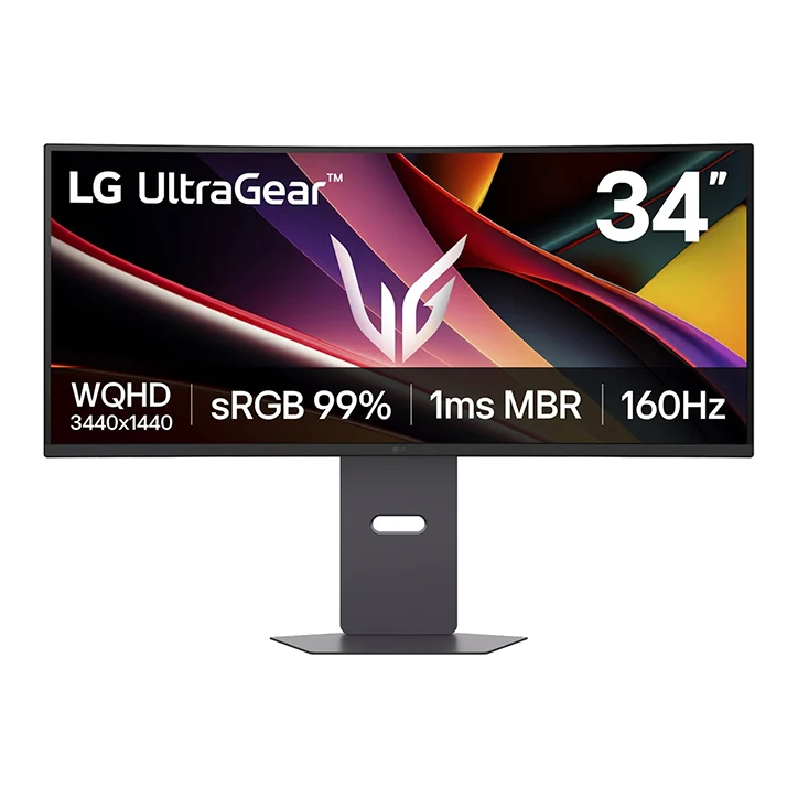 Monitor Gaming Lg Ultragear G6, 34 Curvo/wqhd/va/160hz/1ms Mbr/hdmi X2/dp/headphone-out — vista 2
