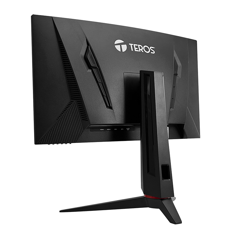 Monitor Curvo Gaming Teros Te-2767g 27", Qhd Va, 180hz, 1ms, Hdmi, Dp, Audio Out — vista 2