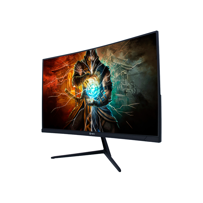 Monitor Curvo Gaming Teros Te-2787g, 27" Fhd Va, 180hz, 1ms, Hdmi, Dp, Audio Out — vista 2