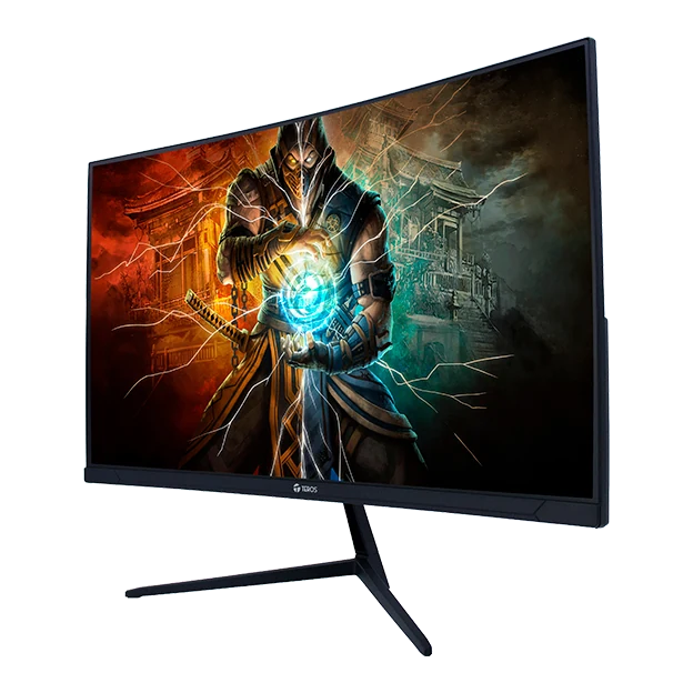 Monitor Curvo Gaming Teros Te-2787g, 27" Fhd Va, 180hz, 1ms, Hdmi, Dp, Audio Out — vista 2