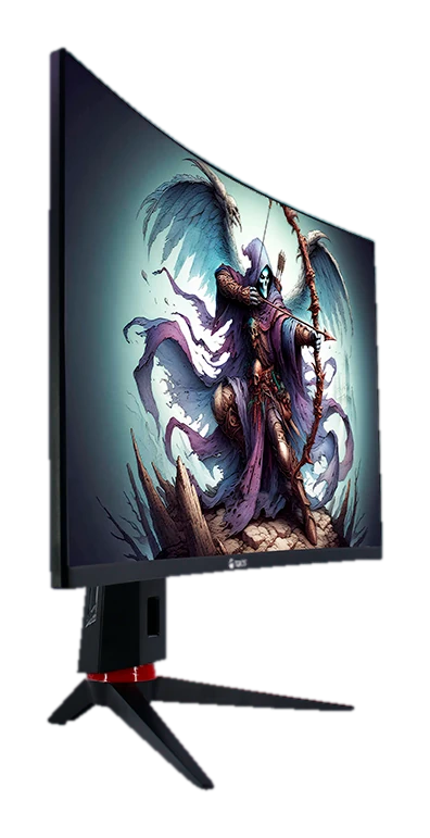 Monitor curvo gaming TEROS TE-3219G, 31.5" FHD VA, 240 Hz, 1ms, HDMI, DP, Audio out