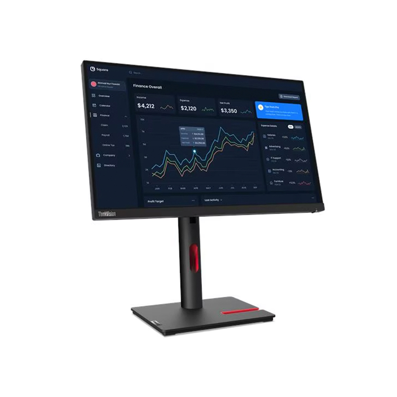Monitor Lenovo Thinkvision T22i-30, 21.5" 1920x1080 Wled Ips Hdmi/dp/vga Color Raven Black — vista 2