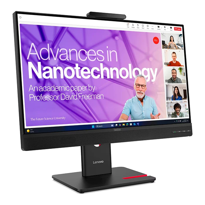 Monitor Lenovo Thinkvision T24-4v, 23.8" Wled Fhd/ips/hdmi/dp/vga/usb-a X3/usb-b/usb-c — vista 2