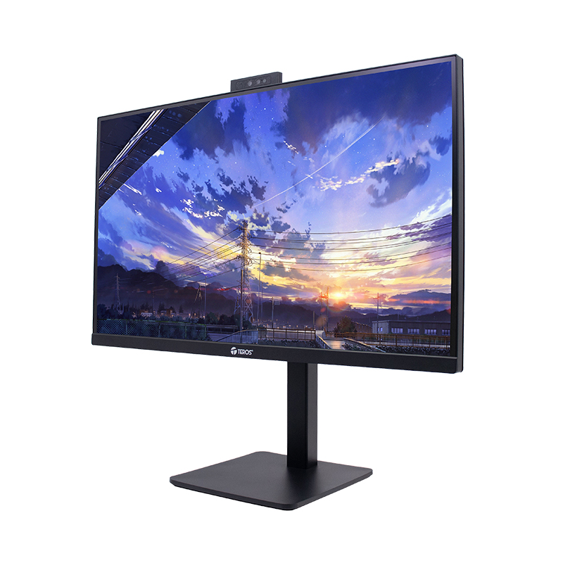 Monitor Plano Corporativo TEROS TE-2715CS, QHD IPS, 100Hz, HDMI, DP, Audio Out, Cámara 5MP