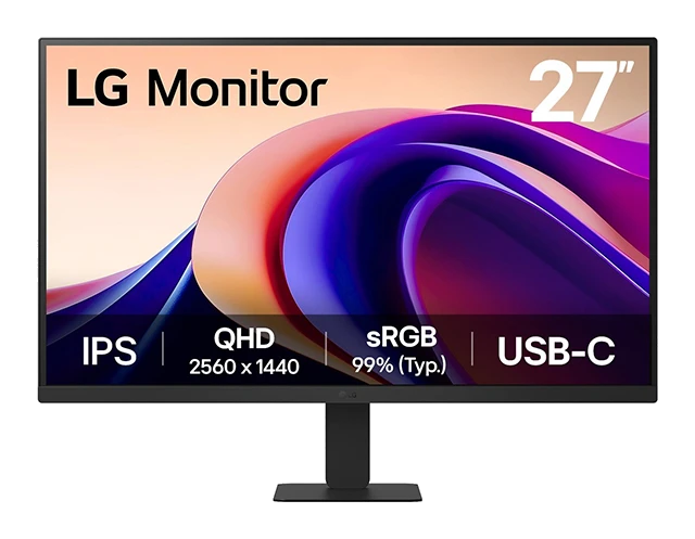 Monitor Plano Lg 27u631a-b, 27" Qhd Ips,100 Hz, Hdmi, Hdr10, Hdr, Usb-c: 15w