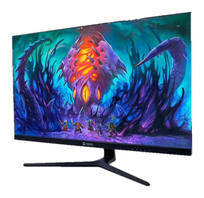 Monitor plano gaming TEROS TE-2769G, 27" QHD IPS, 180Hz, 1ms, HDMI, DP, Audio out