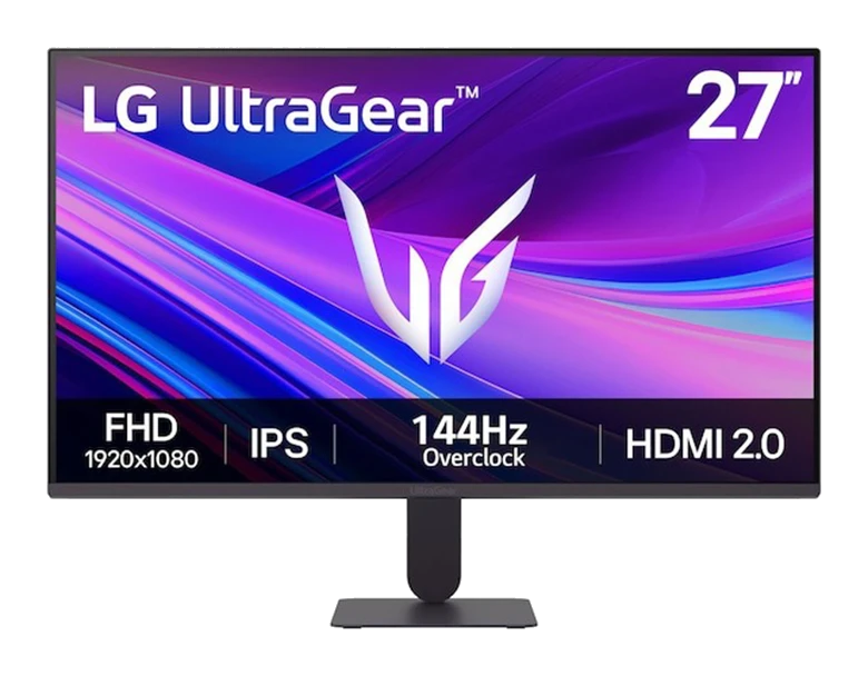 Monitor Lg 27g411a-b, 27/fhd/ips/144hz/hdmi/dp/usb/headphones-out (3-polos, Solo Sonido)