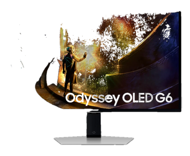 Monitor Plano Gaming Samsung Odyssey Oled G6, 27" Qhd, 240hz, Hdmi, Dp