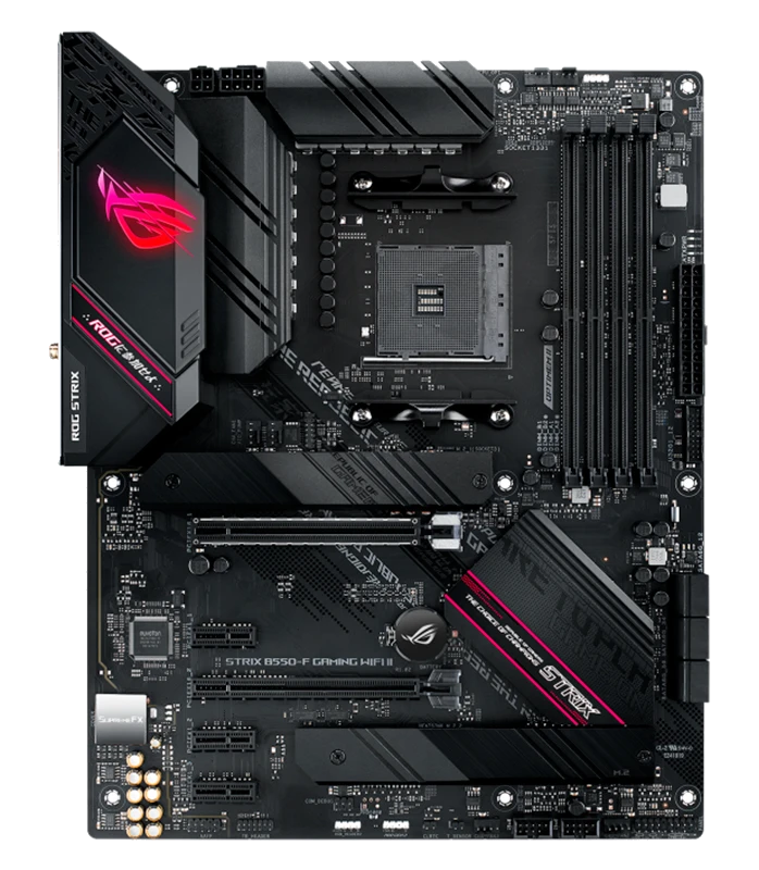 Motherboard Asus Rog Strix B550-f Gaming Wifi Ii, Chipset Amd B550, Socket Amd Am4, Atx