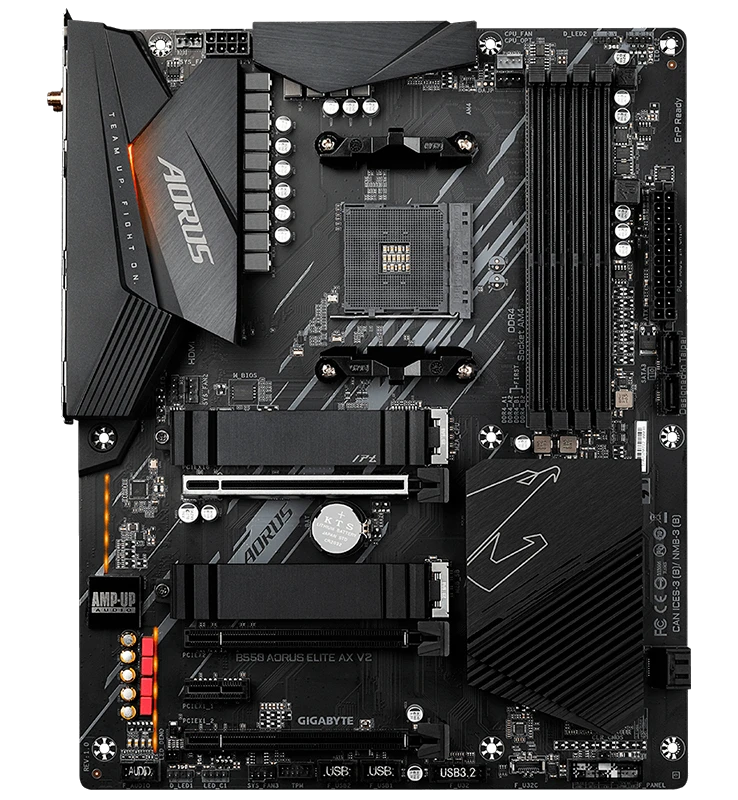 Motherboard Gigabyte B550 Aorus Elite Ax V2 (rev.1.0) Chipset Amd B550 Socket Amd Am4, Atx