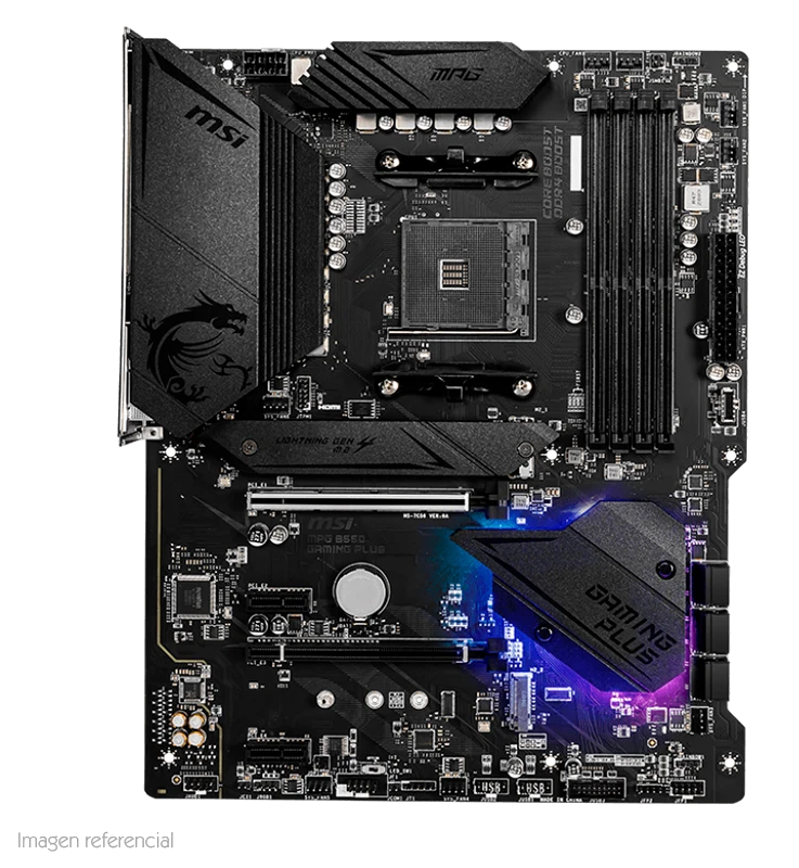 Motherboard Msi Mpg B550 Gaming Plus Amd B550 Am4 Socket, Hdmi, Dp, Usb 3.2 Gen 2