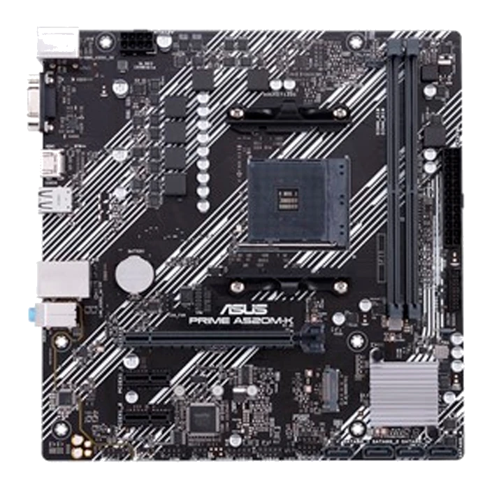 Motherboard Asus Prime A520m-k, Chipset Amd A520, Socket Amd Am4, Micro Atx