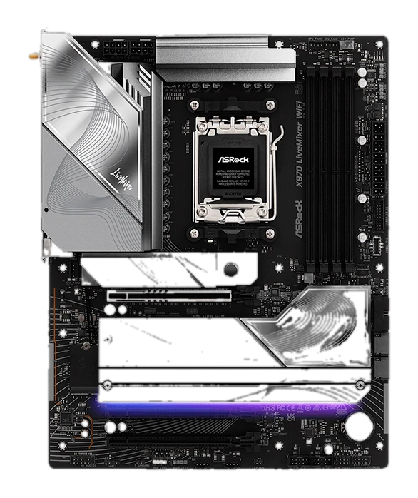 Mb Ar X870 Livemixer Wifi Ddr5 — vista 2