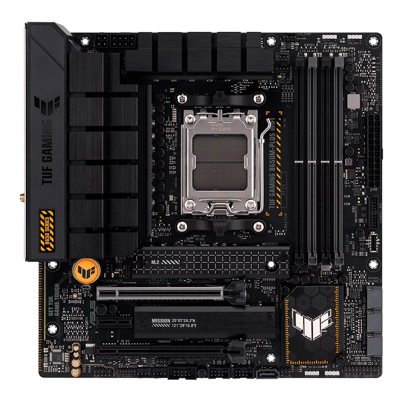 Motherboard Asus Tuf Gaming B650m-plus Wifi, Chipset Amd B650, Amd Socket Am5, Matx