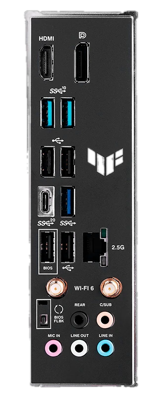Motherboard Asus Tuf Gaming B650m-plus Wifi, Chipset Amd B650, Amd Socket Am5, Matx — vista 2