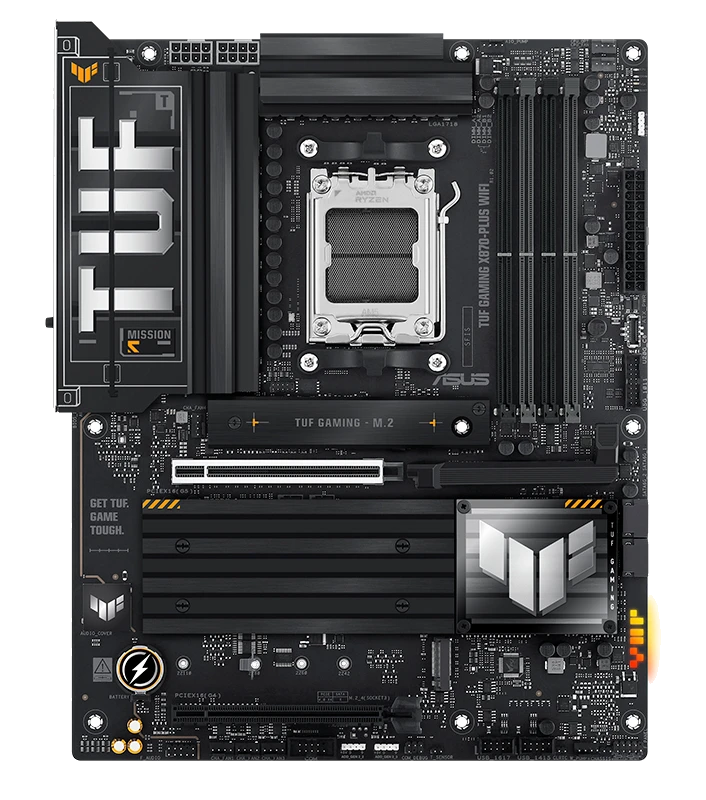 Motherboard Asus Tuf Gaming X870-plus Wifi, Chipset Amd X870, Socket Amd Am5, Atx