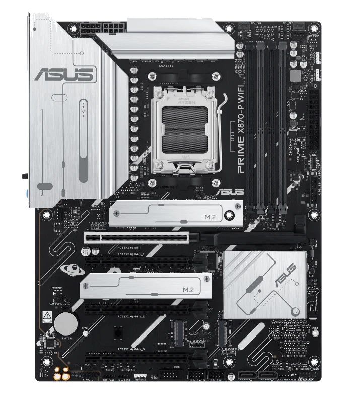 Motherboard Asus Prime X870-p Wifi, Chipset Amd X870, Socket Amd Am5, Atx