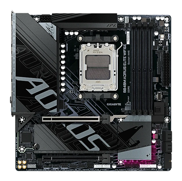 Motherboard Gigabyte B840m Aorus Elite Wifi6e, Chipset Amd B840, Socket Amd Am5, Micro-atx