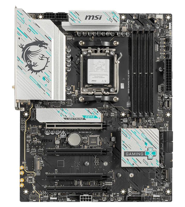 Motherboard Msi B850 Gaming Plus Wifi, Chipset Amd B850, Socket Amd Am5, Atx