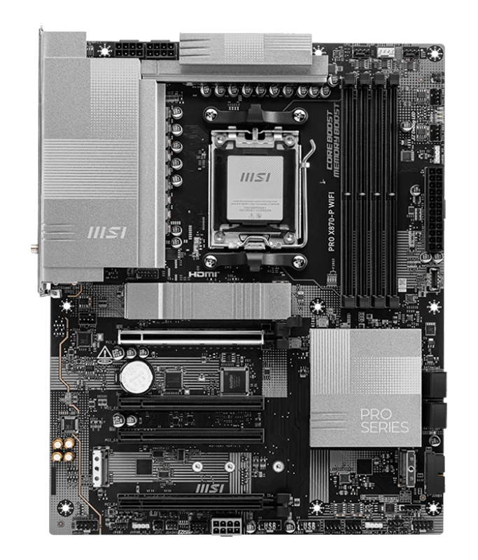 Motherboard Msi Pro X870-p Wifi, Chipset Amd X870, Socket Amd Am5, Atx