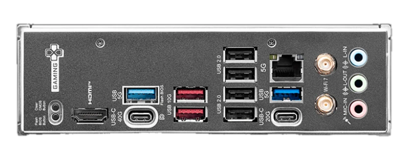 Motherboard Msi X870 Gaming Plus Wifi, Chipset Amd X870, Socket Amd Am5, Atx — vista 2