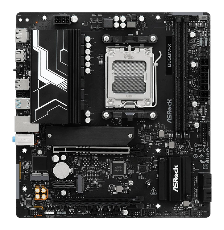 Motherboard Asrock B850m-x R2.0, Chipset Amd B850, Socket Amd Am5, Matx