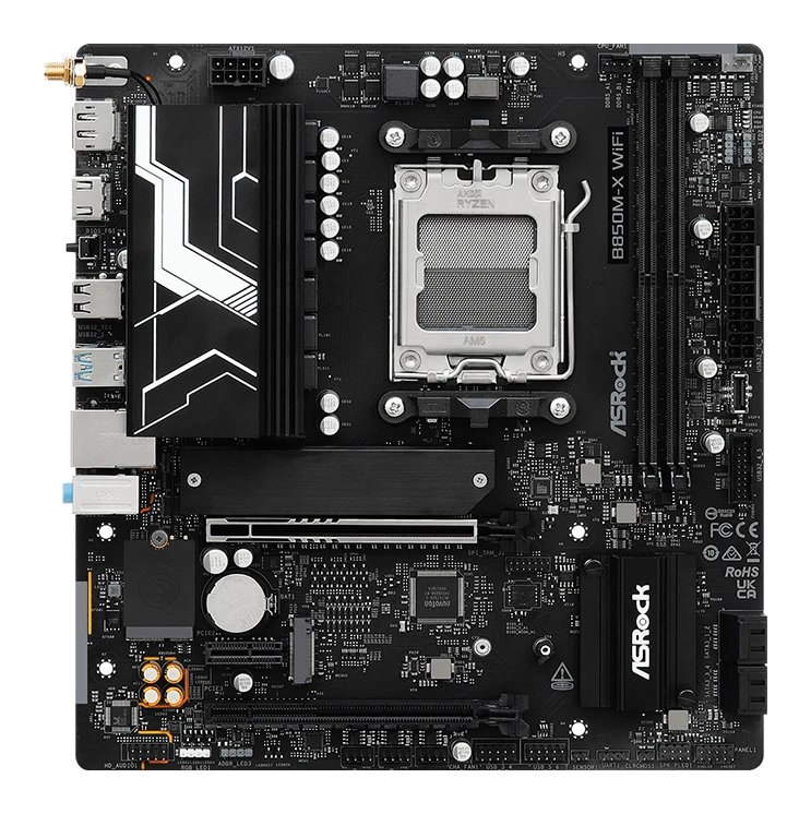 Motherboard Asrock B850m-x Wifi R2.0, Chipset Amd B850, Socket Amd Am5, Matx
